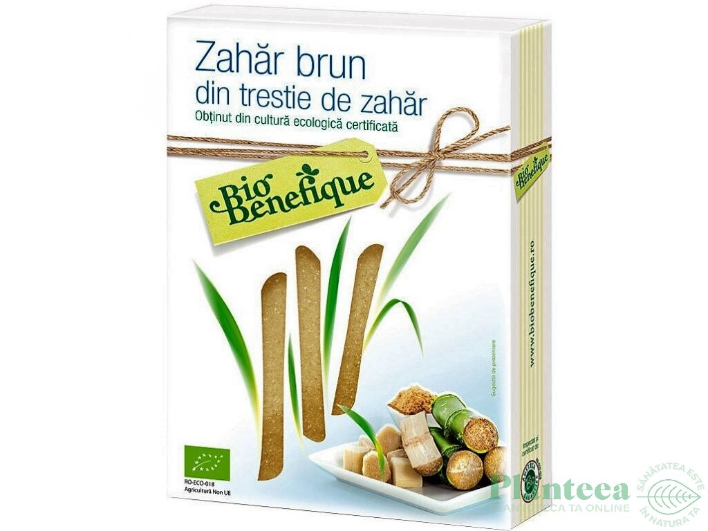 Zahar brun trestie bio 400g - BIO BENEFIQUE