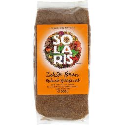 Zahar brun nerafinat melasa trestie 500g - SOLARIS