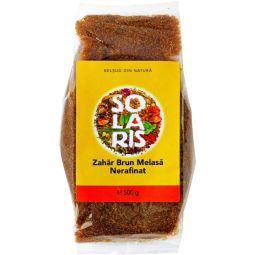 Zahar brun nerafinat melasa trestie 500g - SOLARIS