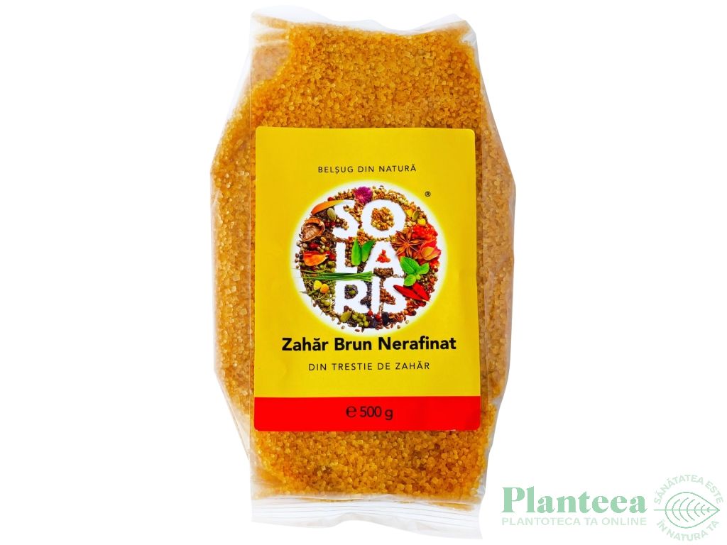 Zahar brut trestie nerafinat 500g - SOLARIS