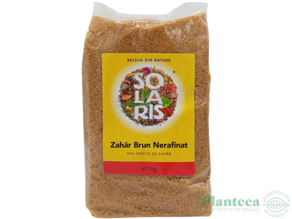 Zahar brut trestie nerafinat 1kg - SOLARIS