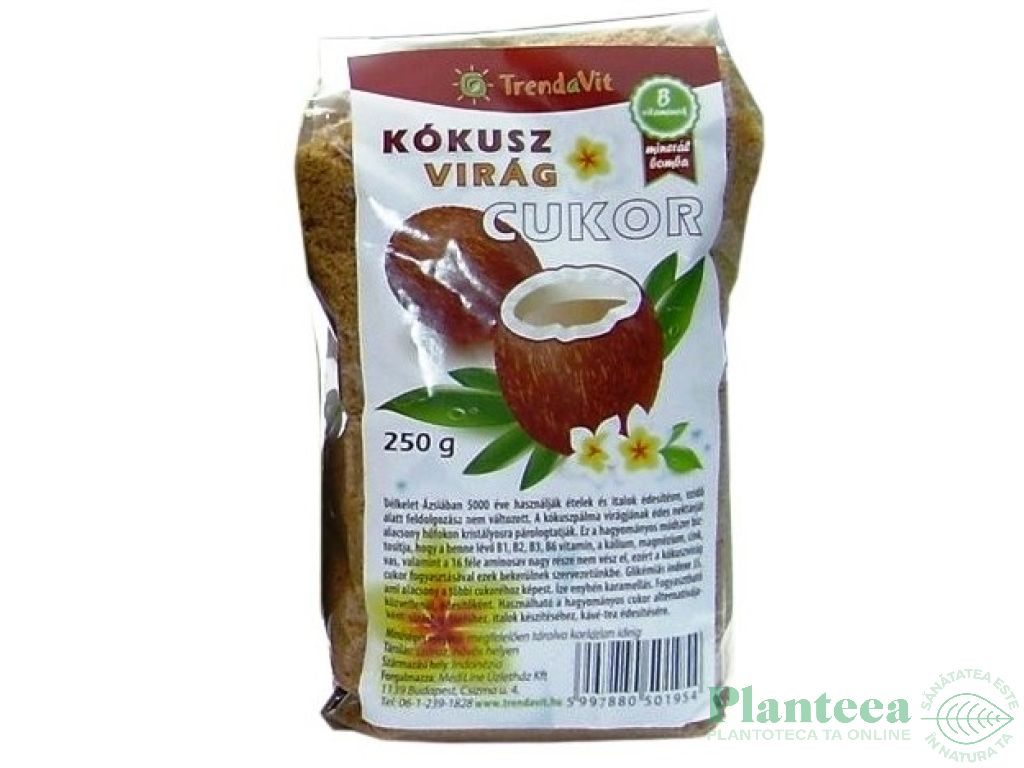 Zahar flori cocos eco 250g - TRENDAVIT