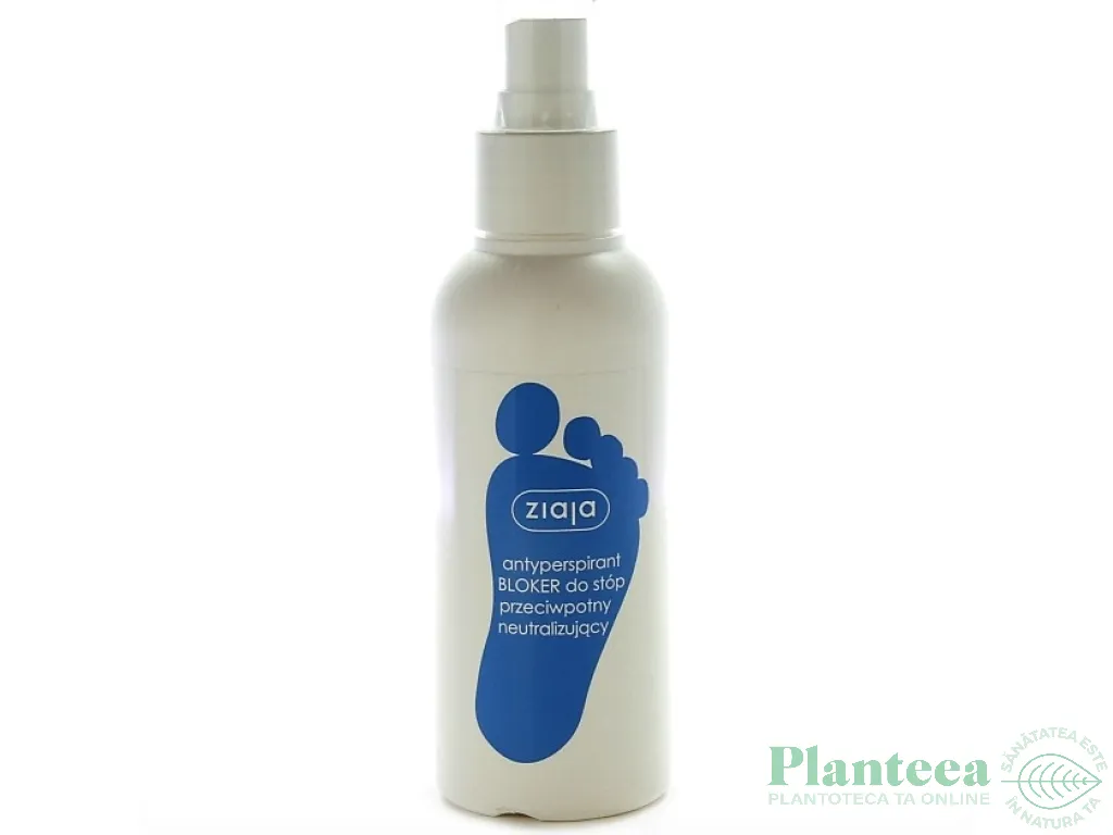 Spray antiperspirant picioare blocker 100ml - ZIAJA