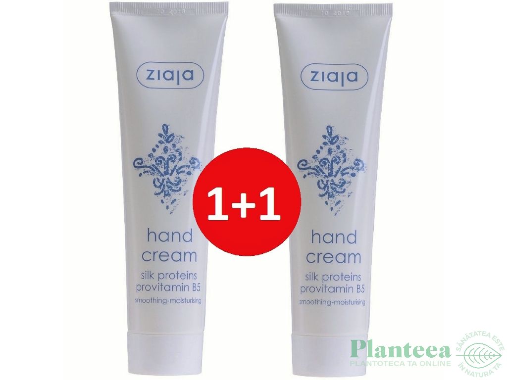 Oferta Crema maini proteine matase B5 2x100ml - ZIAJA