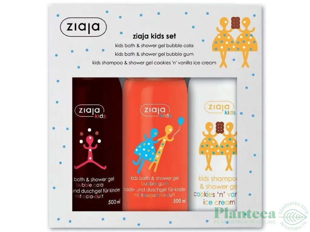 Caseta Kids Bath 3geluri dus[guma+cola+prajituri inghetata vanilie] 3b - ZIAJA