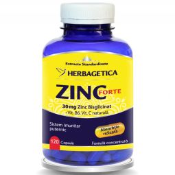 Zinc forte 120cps - HERBAGETICA