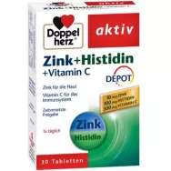Aktiv zinc histidin C Depot 30cp - DOPPEL HERZ
