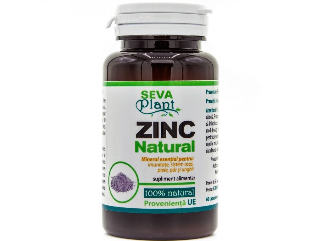 Zinc natural 60cps - SEVA PLANT