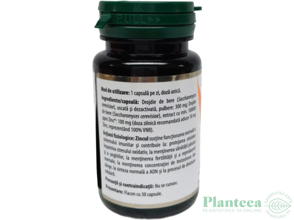 Zinc natural 1x30cps - DVR PHARM