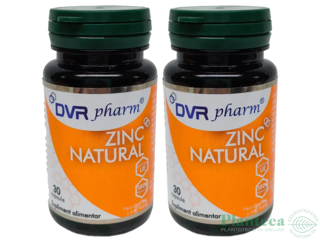 Set Zinc natural 2x30cps - DVR PHARM