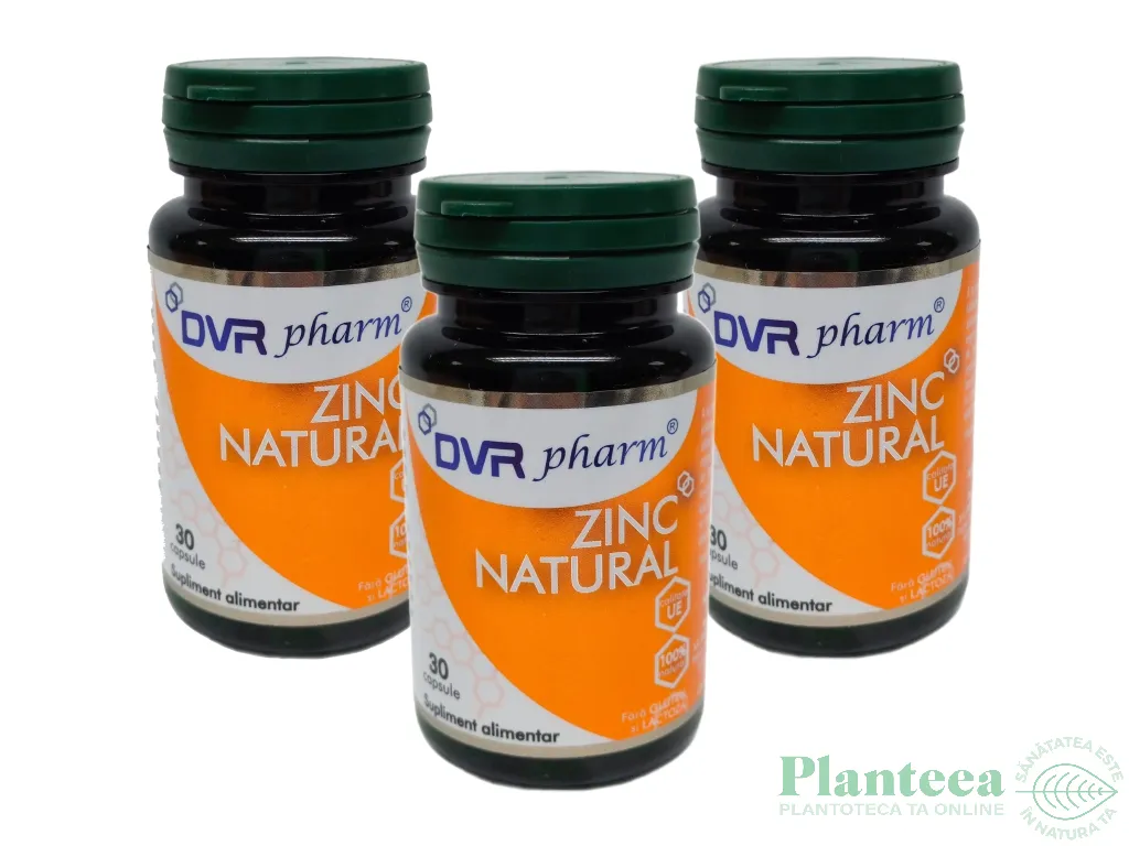 Set Zinc natural 3x30cps - DVR PHARM