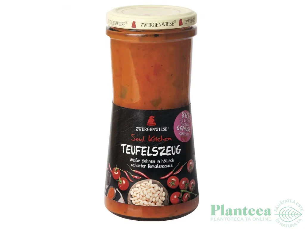 Zacusca iute ca focul Soul Kitchen eco 420ml - ZWERGENWIESE