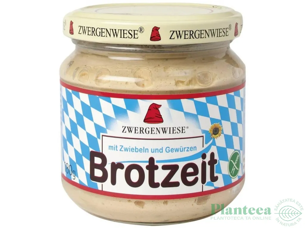Pate vegetal fl soarelui ceapa condimente eco 180g - ZWERGENWIESE