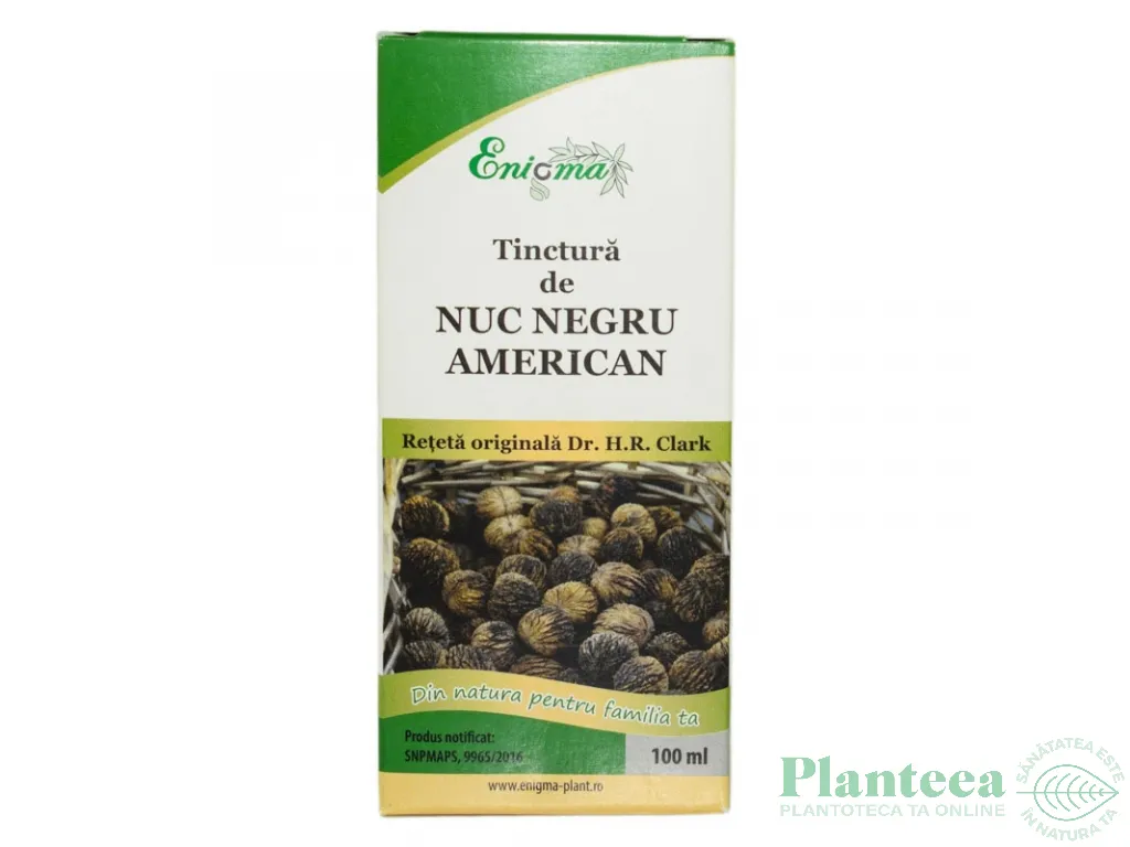 Tinctura nuc negru american 100ml - ZEPPER