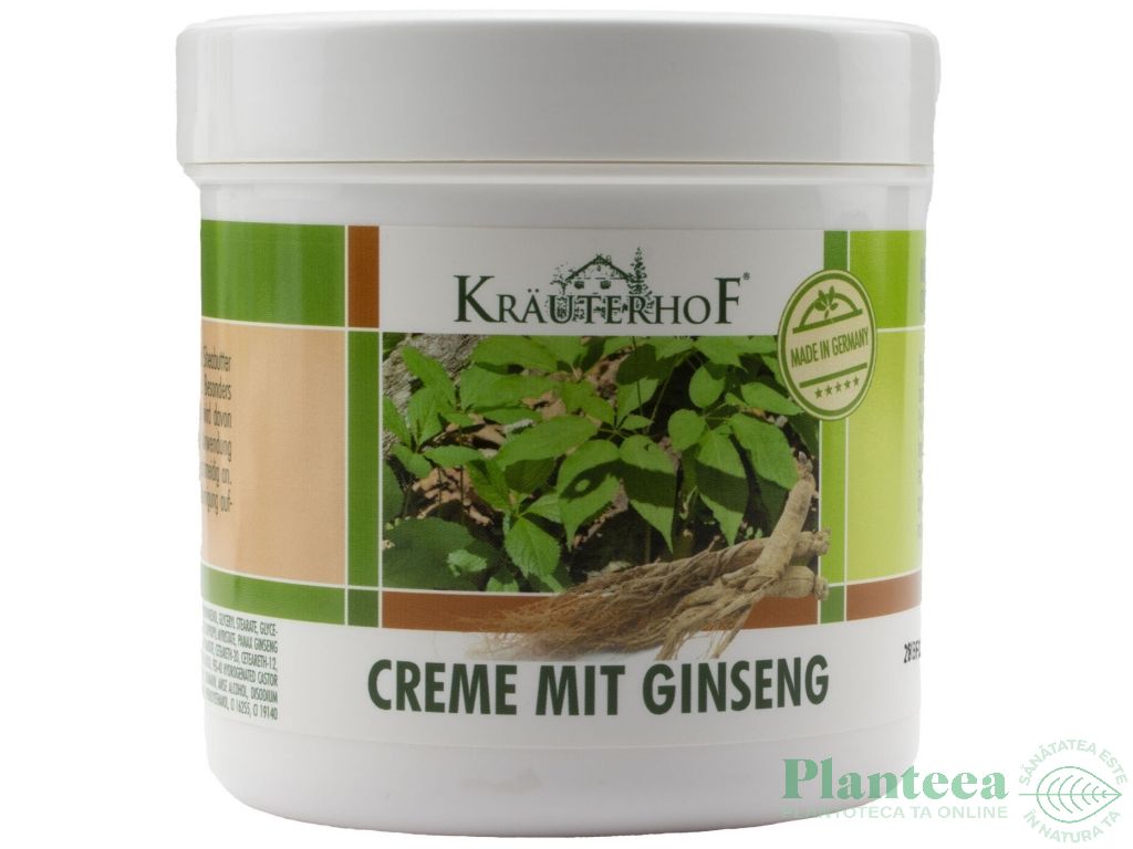 Crema cu ginseng 250ml - KRAUTERHOF