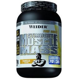 Straight muscle mass vanilie 2kg - WEIDER