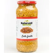 Conserva linte galbena fiarta 580ml - NATURAVIT