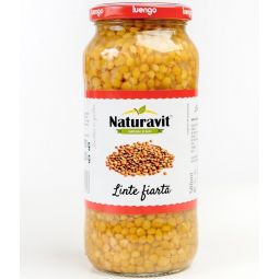 Conserva linte galbena fiarta 580ml - NATURAVIT