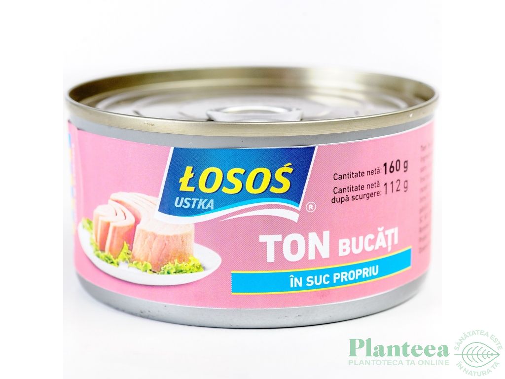 Ton bucati in suc propriu 160g - LOSOS