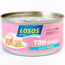 Ton bucati in suc propriu 160g - LOSOS