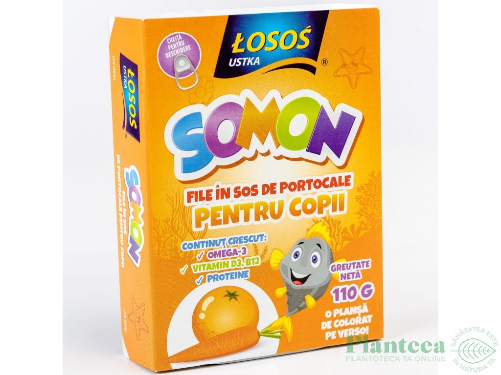 Somon file in sos portocale 110g - LOSOS