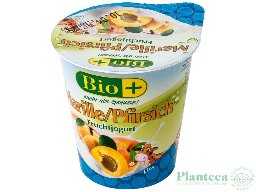 Iaurt vaca piersici caise 150g - BIOPLUS