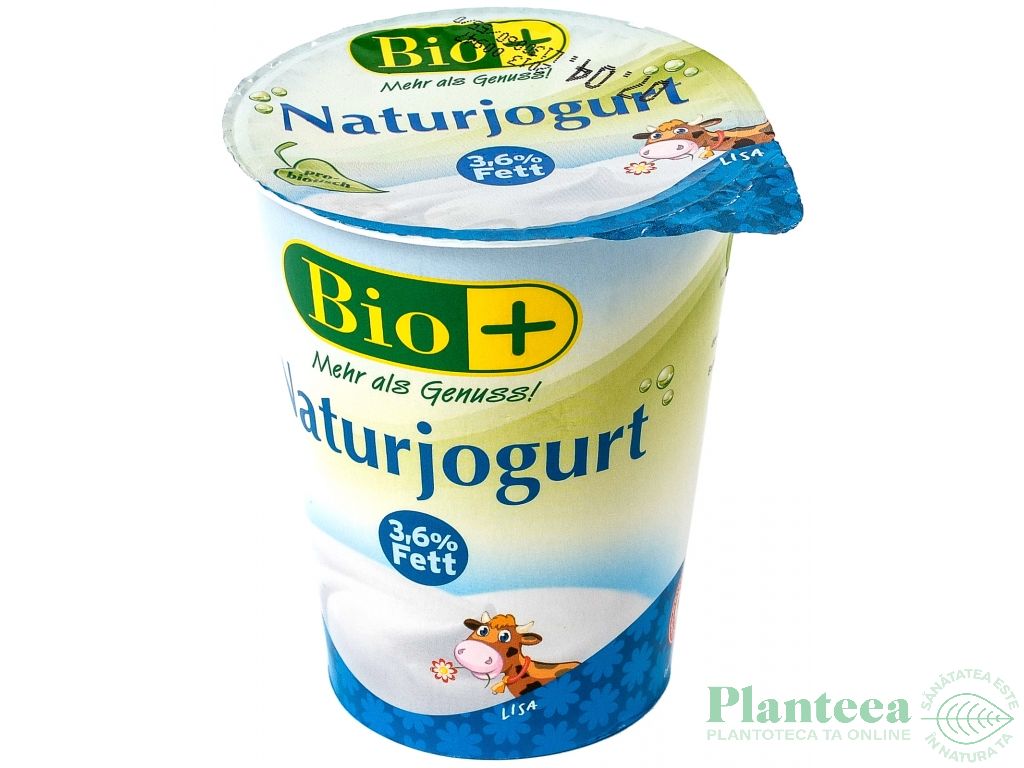 Iaurt vaca natur 3,6%gr 200g - BIOPLUS