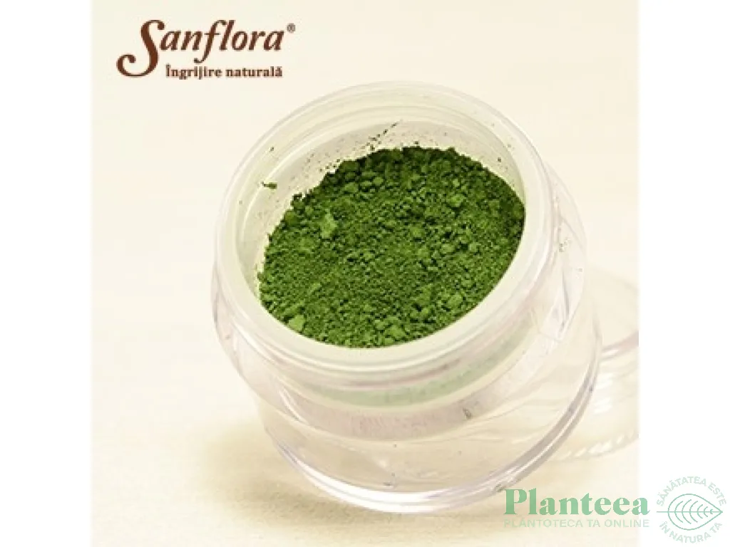 Pigment cosmetic mineral verde 5g - SANFLORA