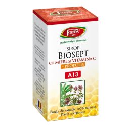 Sirop biosept miere C propolis 100ml - FARES