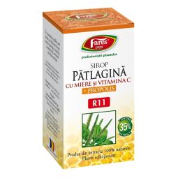 Sirop patlagina miere C propolis 100ml - FARES