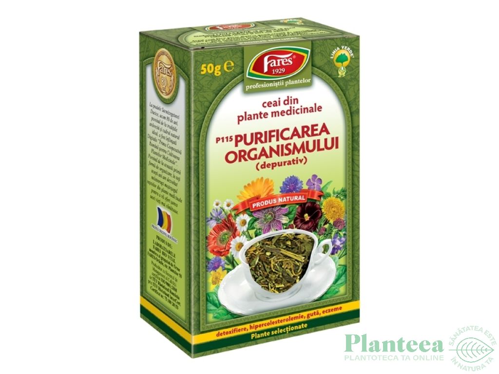 Ceai detoxifiant [purificarea organismului] 50g - FARES