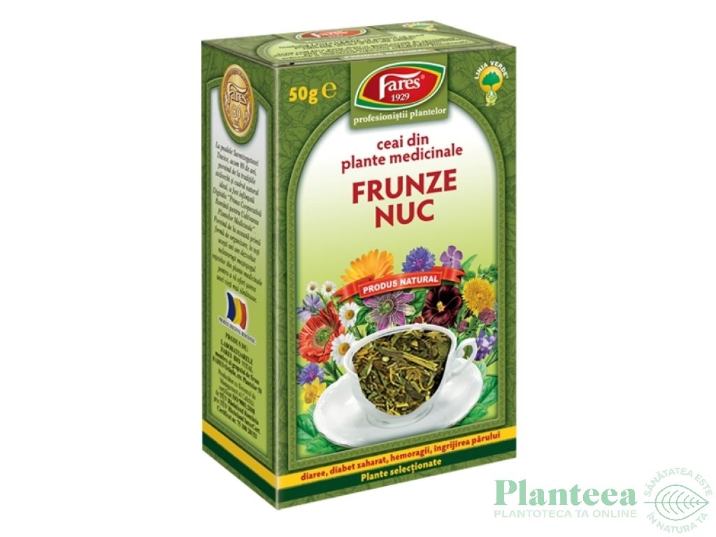 Ceai nuc frunze 50g - FARES