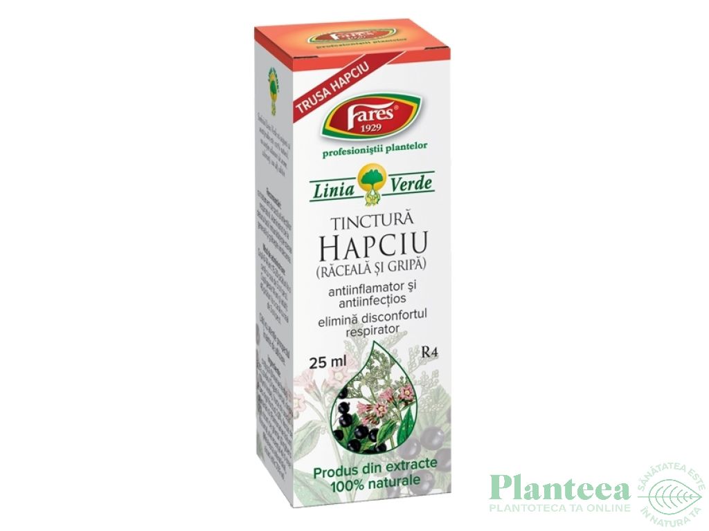 Tinctura Hapciu [raceala gripa] 25ml - FARES