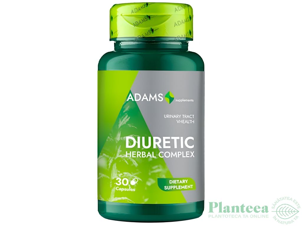 Diuretic Herbal Complex 30cps - ADAMS SUPPLEMENTS