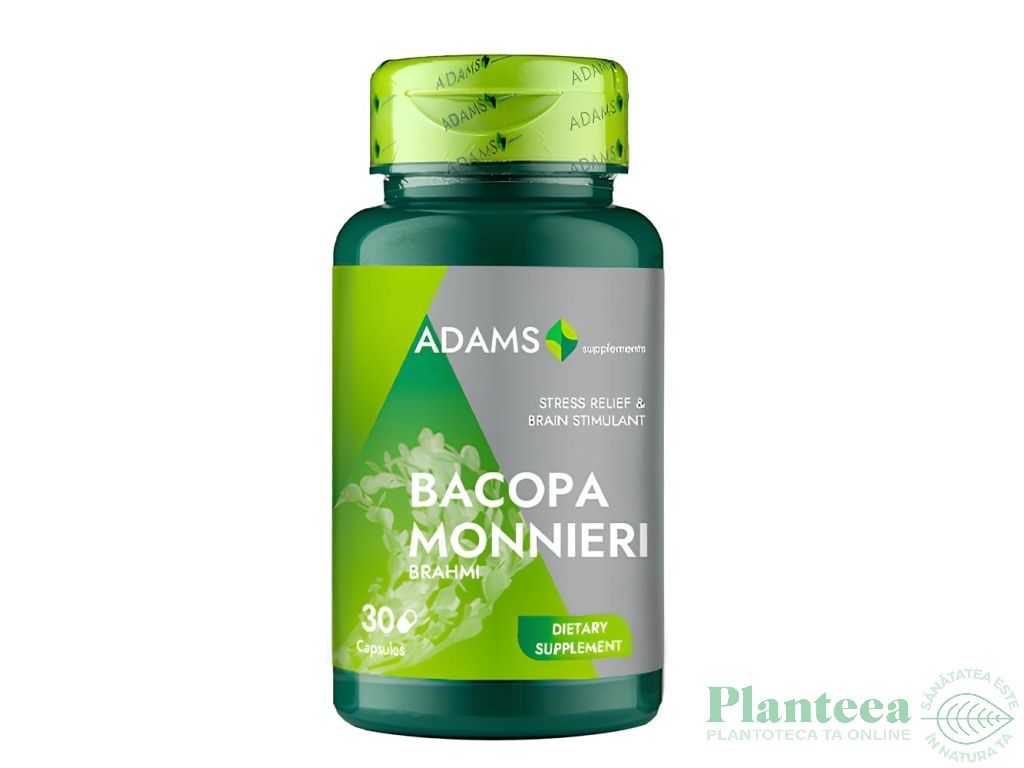 Bacopa monieri 350mg 30cps - ADAMS SUPPLEMENTS