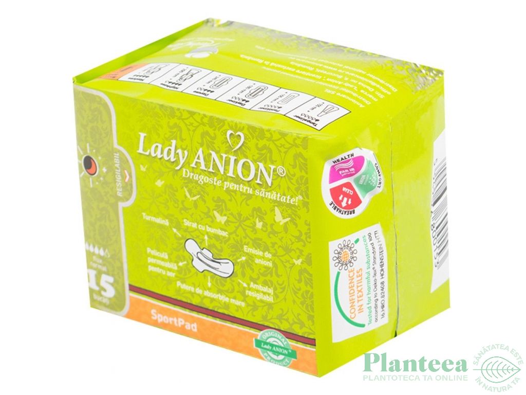 Absorbant ciclu 4pic SportPad 15b - LADY ANION