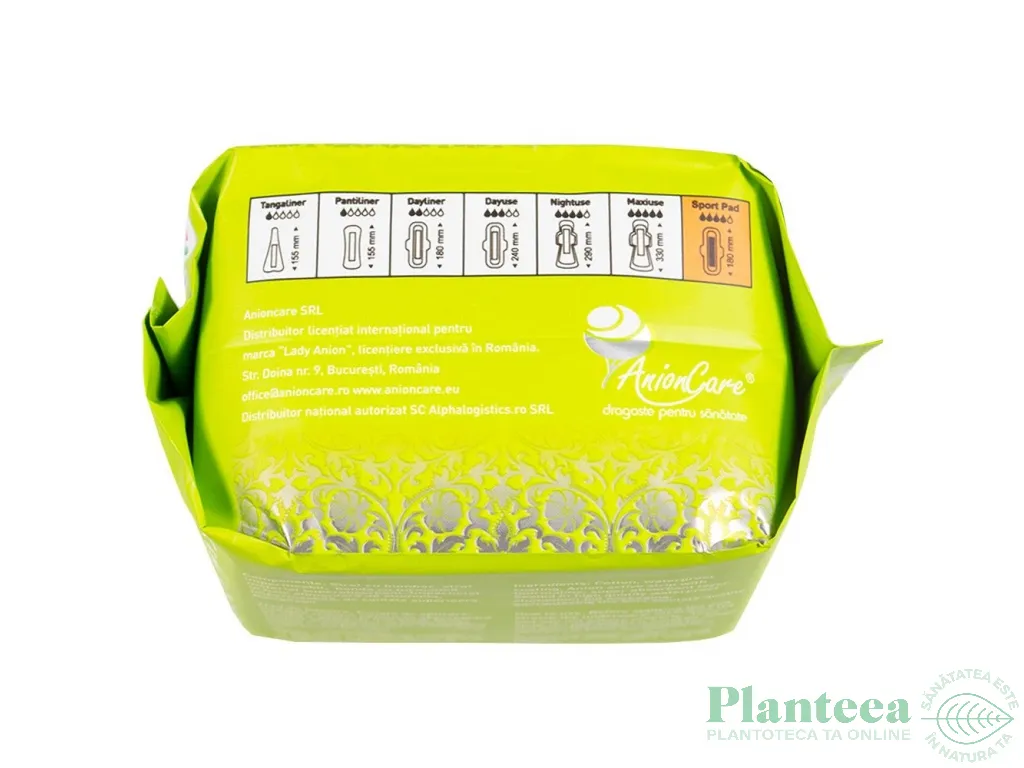 Absorbant ciclu 4pic SportPad 15b - LADY ANION