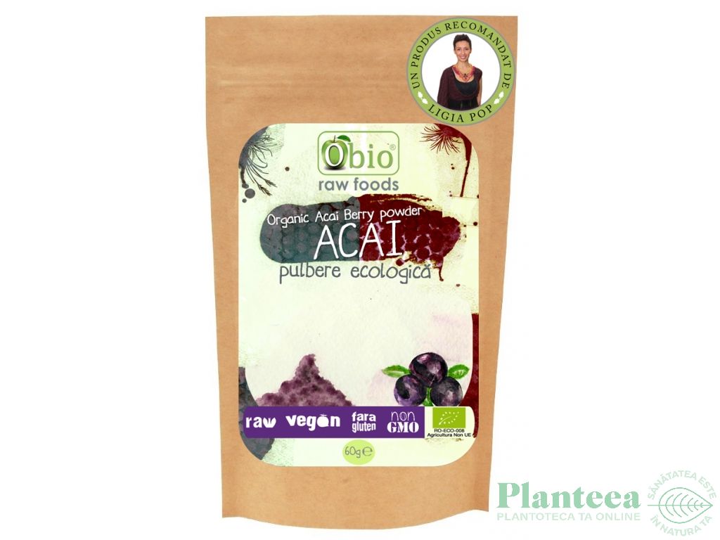 Pulbere acai eco 60g - OBIO