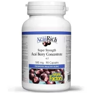 Acai fructe concentrat 4:1 AcaiRich 90cps - NATURAL FACTORS