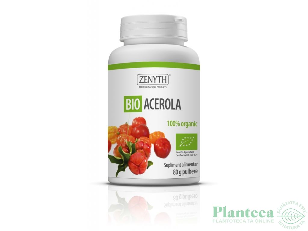 Pulbere acerola bio 80g - ZENYTH