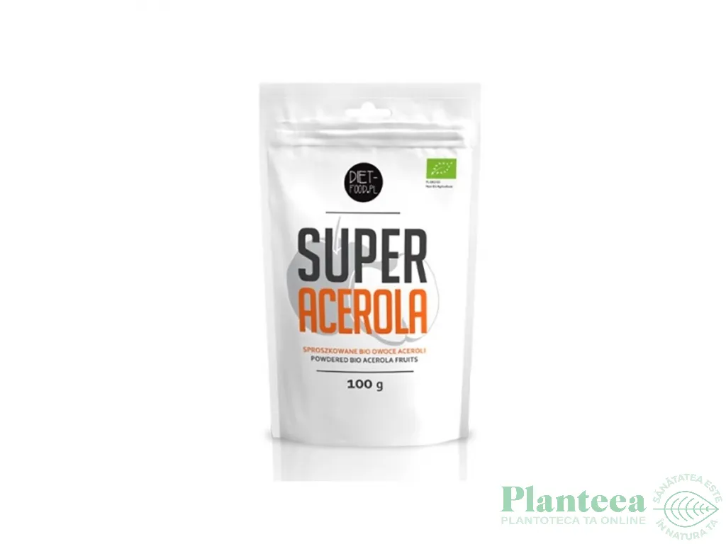 Pulbere acerola eco 100g - DIET FOOD