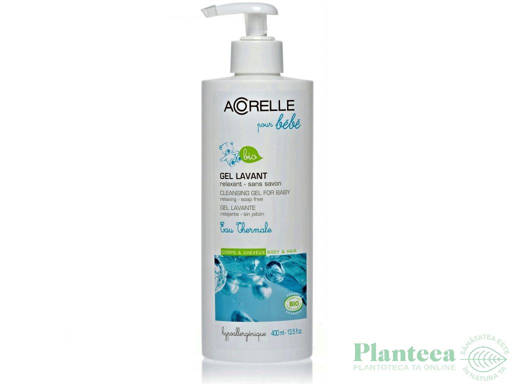 Gel curatare apa termala bebe 400ml - ACORELLE