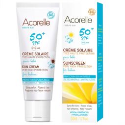 Crema protectie solara bebe spf50 50ml - ACORELLE