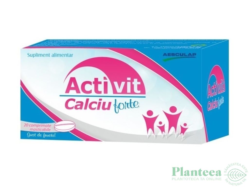 Calciu forte Activit 20cp - AESCULAP