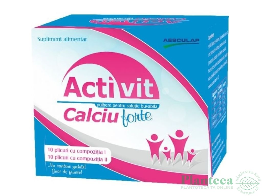 Calciu forte Activit 20pl - AESCULAP