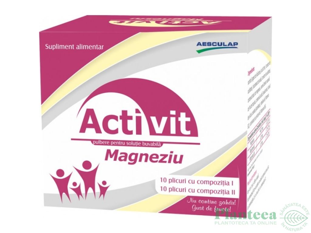 Magneziu Activit 20pl - AESCULAP