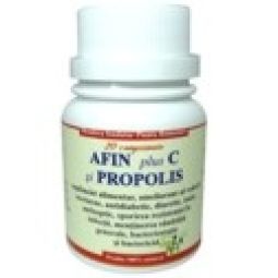 Afin fructe plus C propolis 20cp - ELIDOR