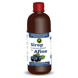 Sirop afine cu zahar invertit 500ml - HYPERICUM PLANT