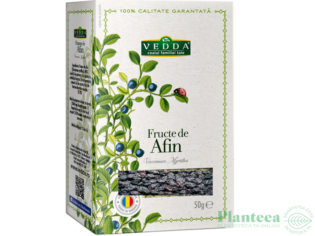 Afine uscate 50g - VEDDA