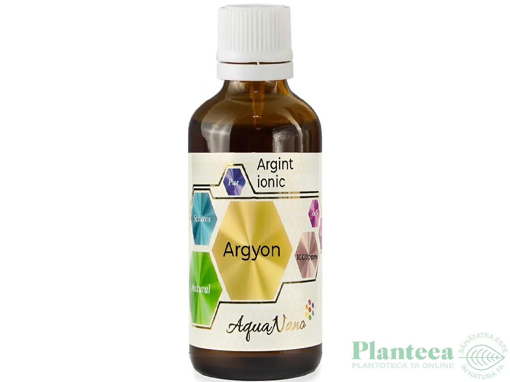 Argint ionic organic 1000ppm Argyon 50ml - AQUA NANO